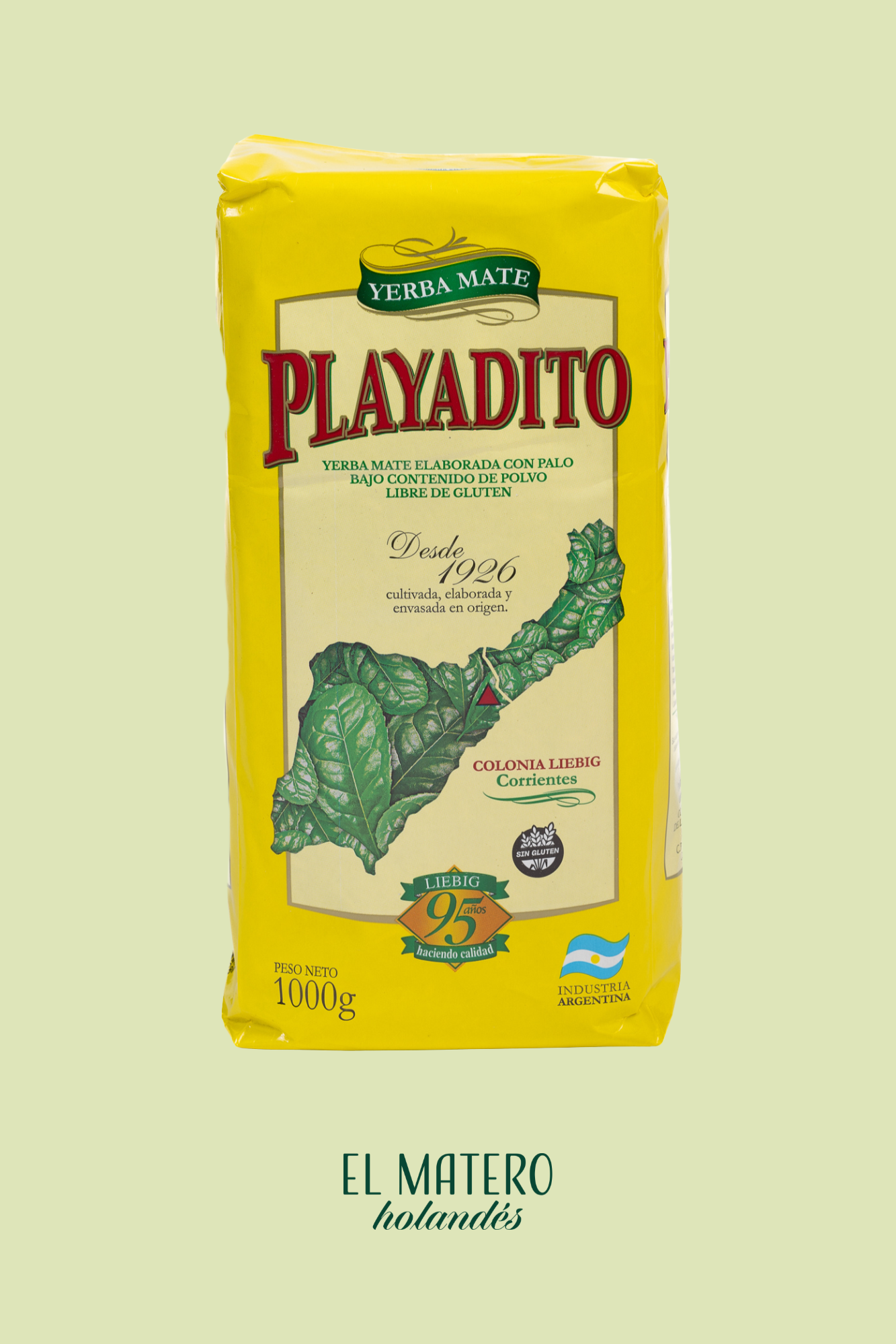 Playadito Yerba Mate 1Kg – Smooth & Balanced Traditional Argentine Mate