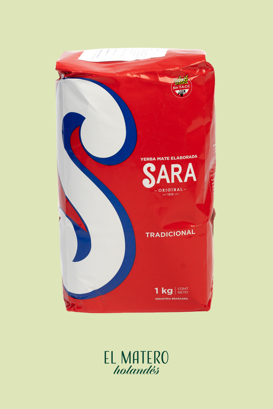 Sara Tradicional (Red) – Classic Uruguayan-Style Yerba Mate